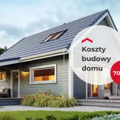 Uroczy, nowoczesny dom do 70m2 z tarasem i dużymi oknami. Idealny dla małej rodziny.