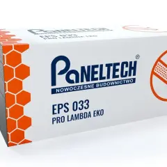 Styropian Paneltech EPS 033 PRO LAMBDA EKO. Sprawdź aktualne ceny styropianu i wybierz najlepsze rozwiązanie dla swojego domu.