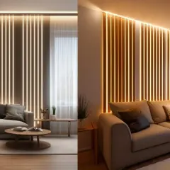 Lamele z LED: Jak podświetlić ścianę? Poradnik eksperta