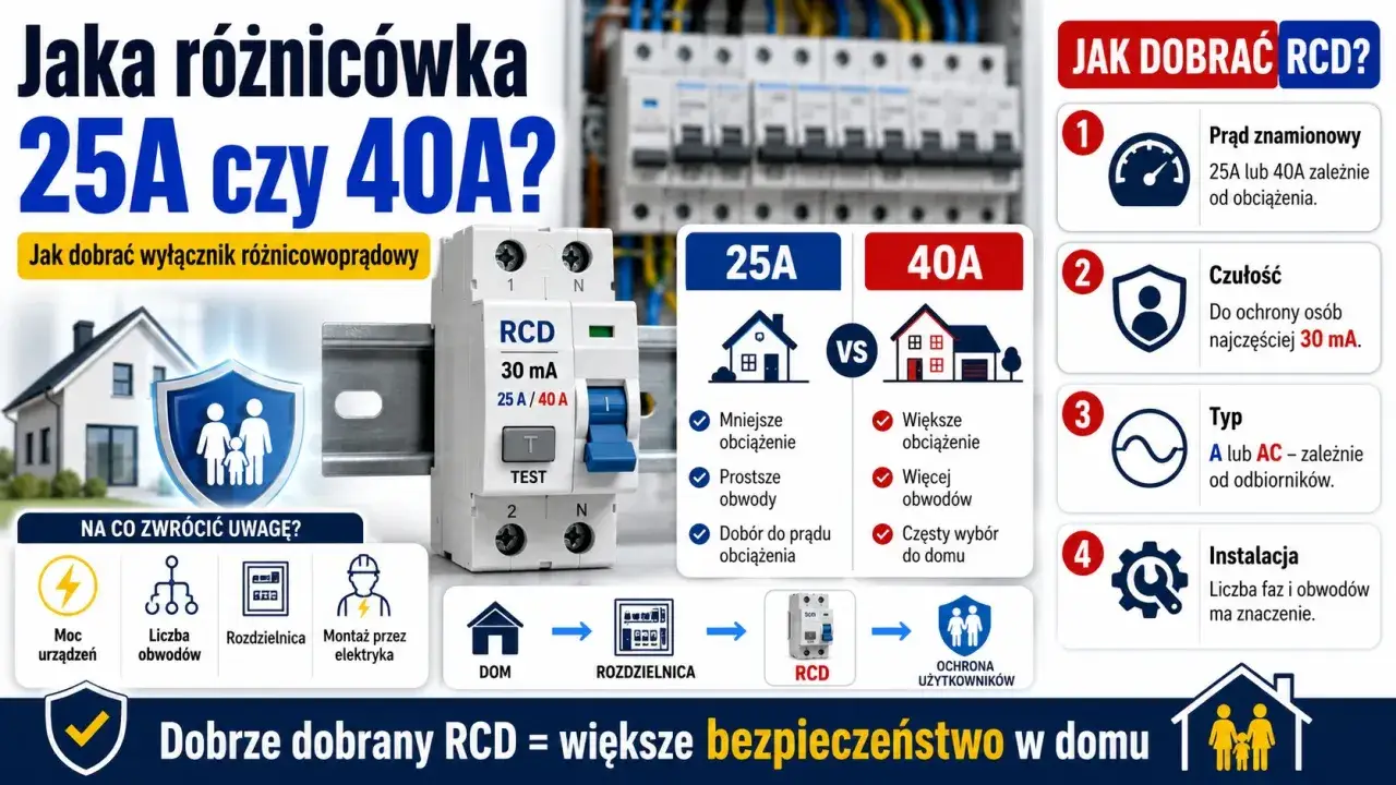 Wyłącznik różnicowoprądowy w domu - jak działa i jaki wybrać