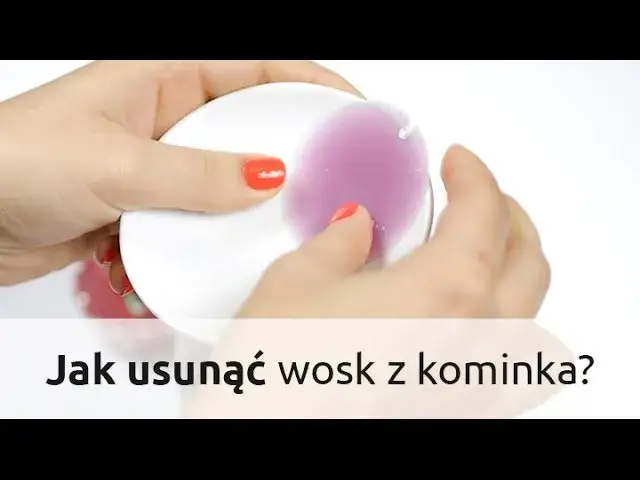 usuwanie wosku z kominka metodą na zimno