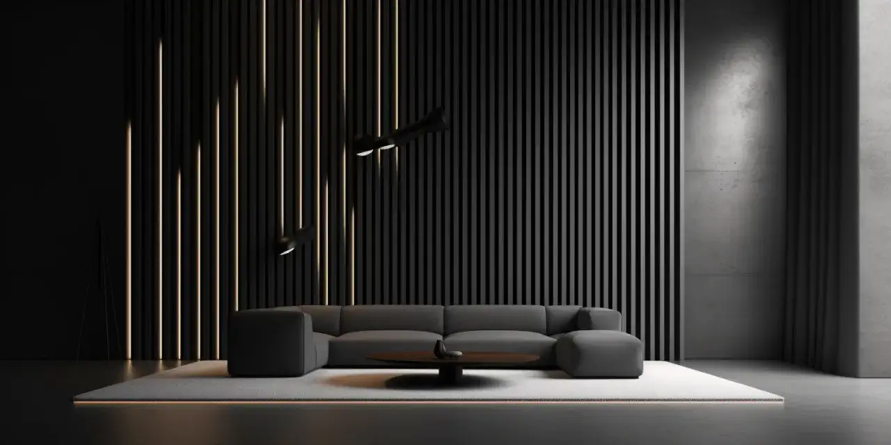 inspiracje lamele ścienne z podświetleniem LED