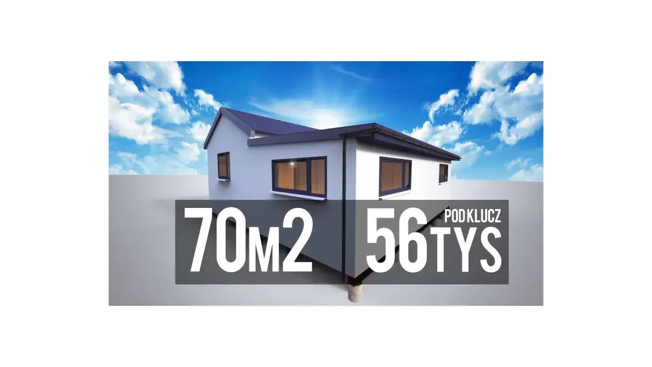 Nowy dom 70m2 pod klucz za 56 tys. zł. Marzenie o własnym M staje się realne!