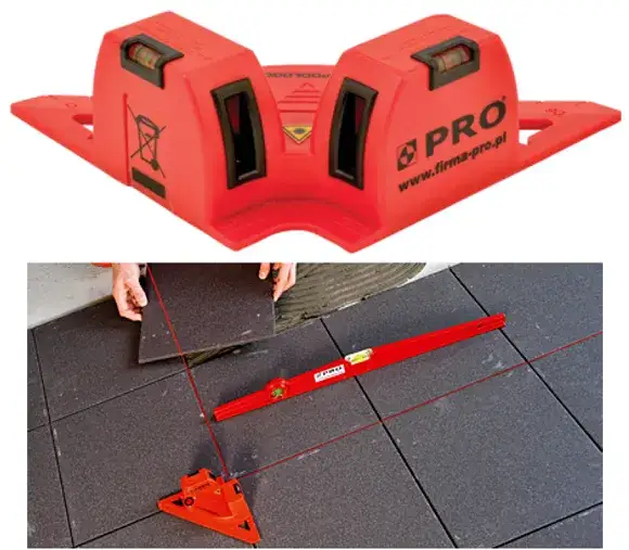 Laser krzyżowy do płytek
