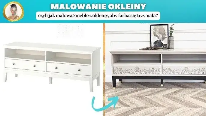 przygotowanie mebli z okleiny do malowania