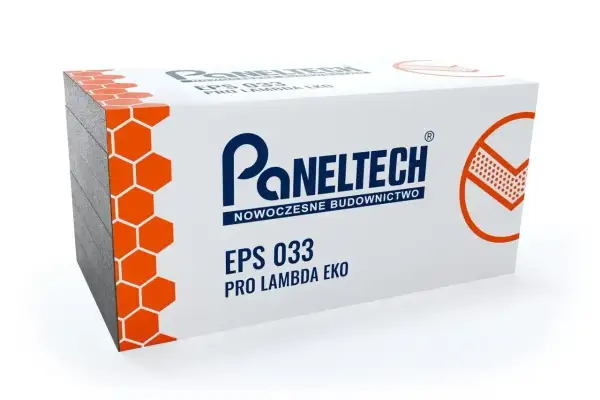 Styropian Paneltech EPS 033 PRO LAMBDA EKO. Sprawdź aktualne ceny styropianu i wybierz najlepsze rozwiązanie dla swojego domu.